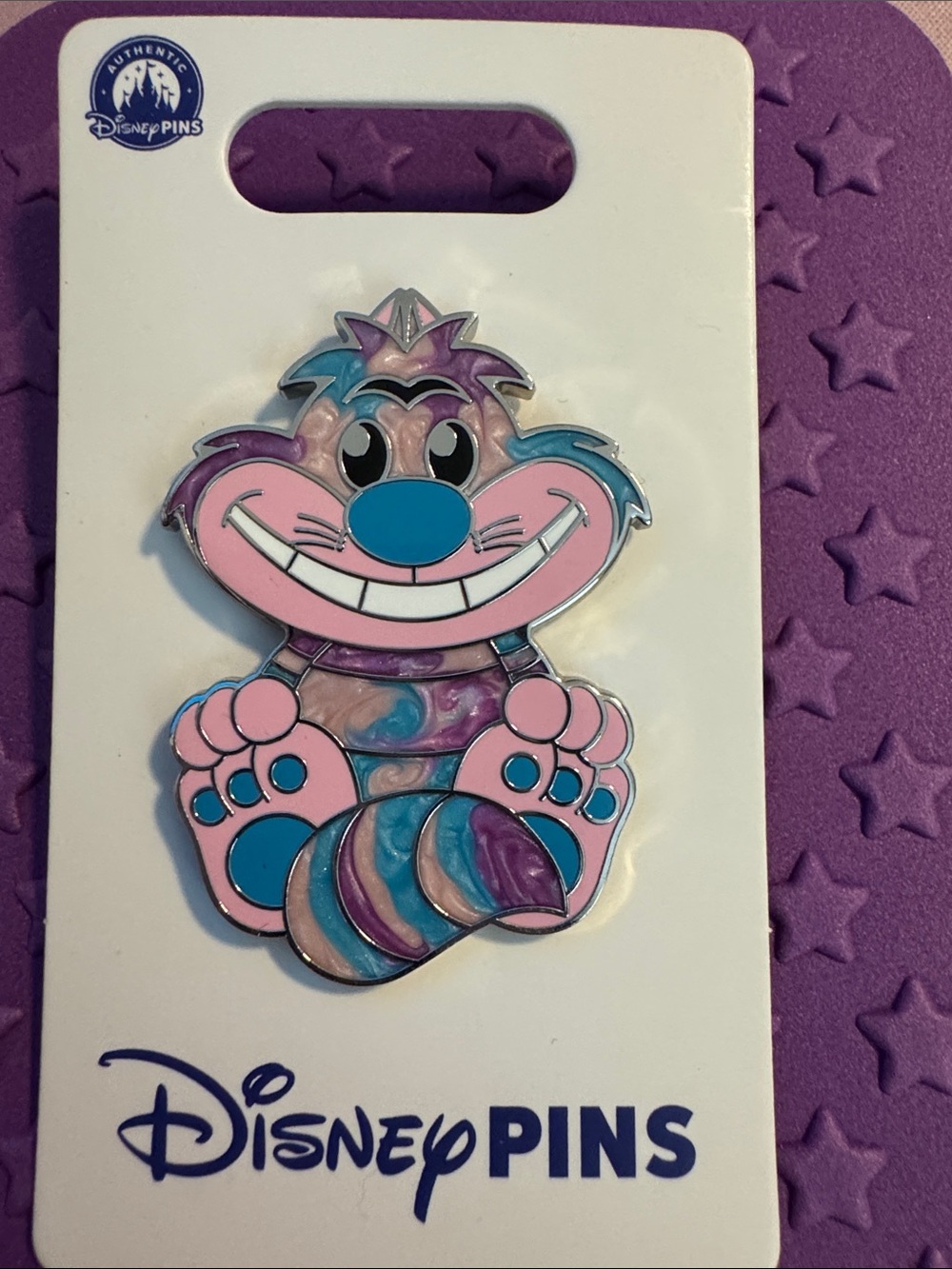 Disney Park Pastel Cheshire Cat Enamel Pin